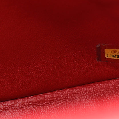 Chanel Lambskin Quilted Jumbo Double Flap Red 7 of 12