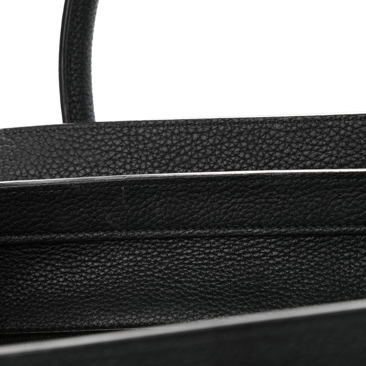 Celine Drummed Calfskin Micro Luggage Black 10 of 14