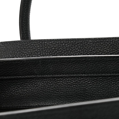 Celine Drummed Calfskin Micro Luggage Black 10 of 14