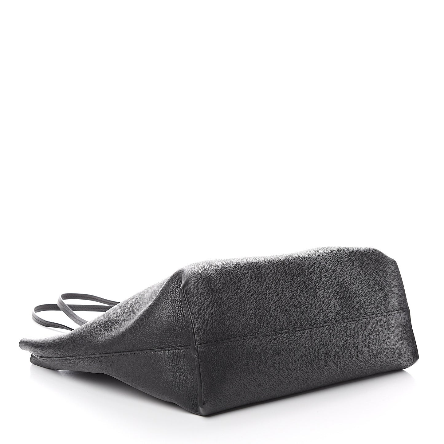 Grained Calfskin Palazzo Medusa Tote Black