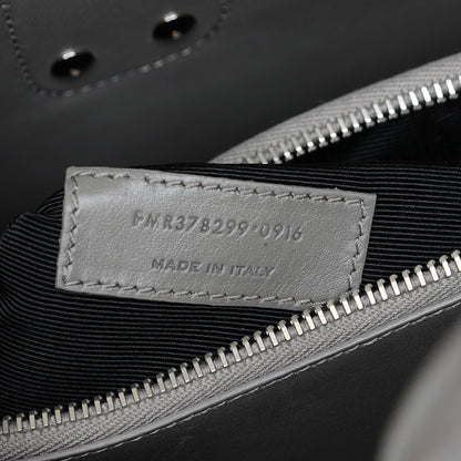 Saint Laurent Calfskin Crocodile Embossed Small Sac De Jour Fog 7 of 7