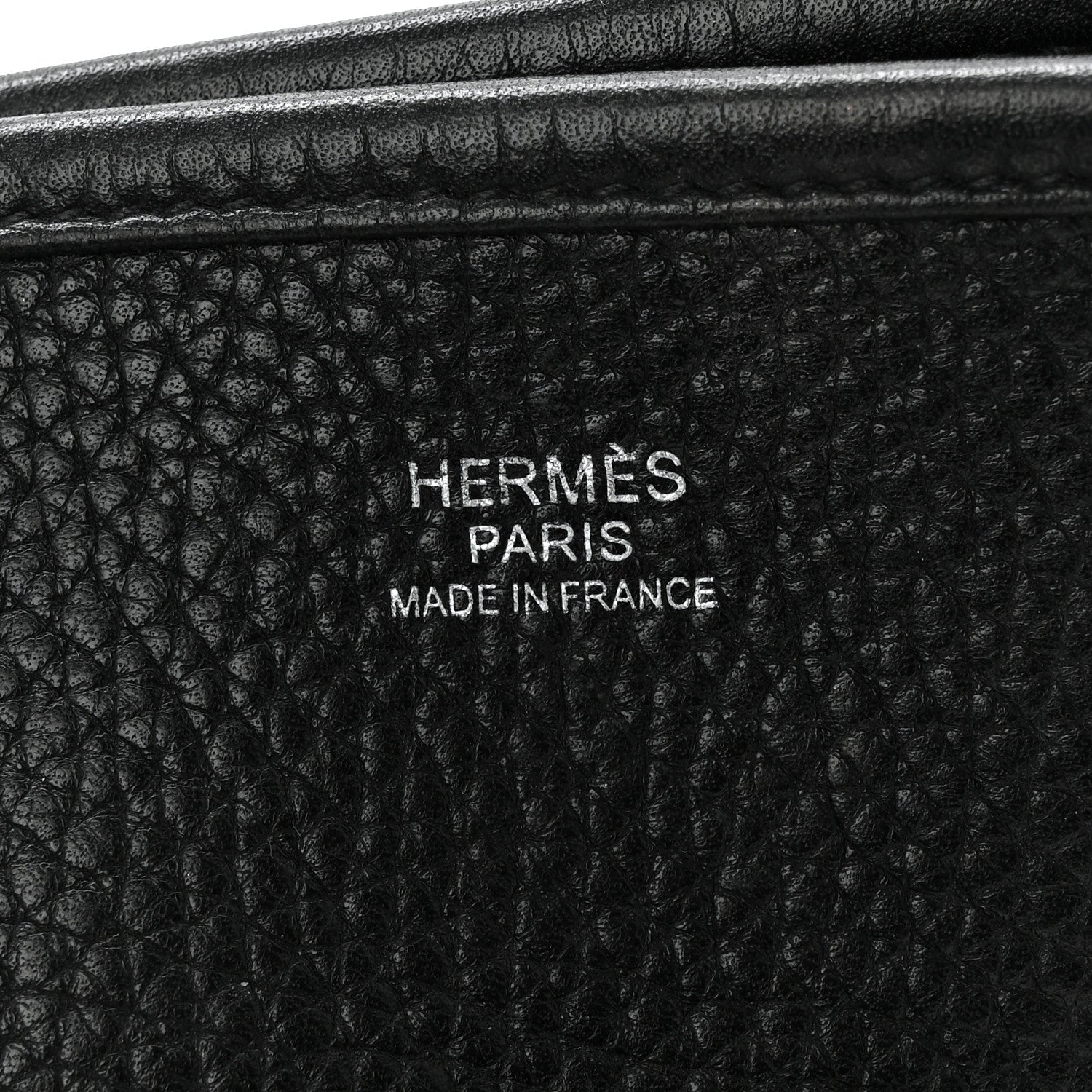 Hermes Taurillon Clemence EVELYNE III GM Black 6 of 11