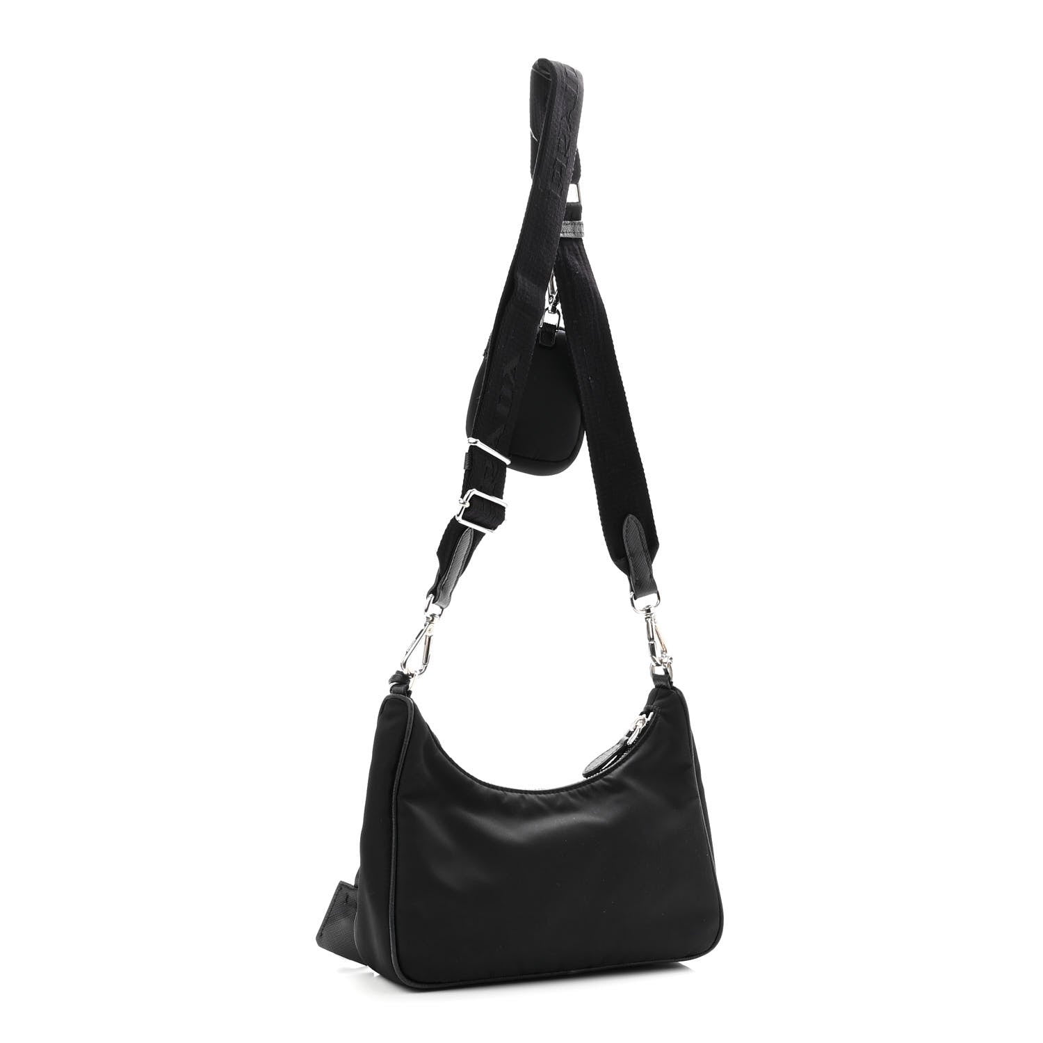 Prada Nylon Re-Edition 2005 Shoulder Bag Black 3 of 9