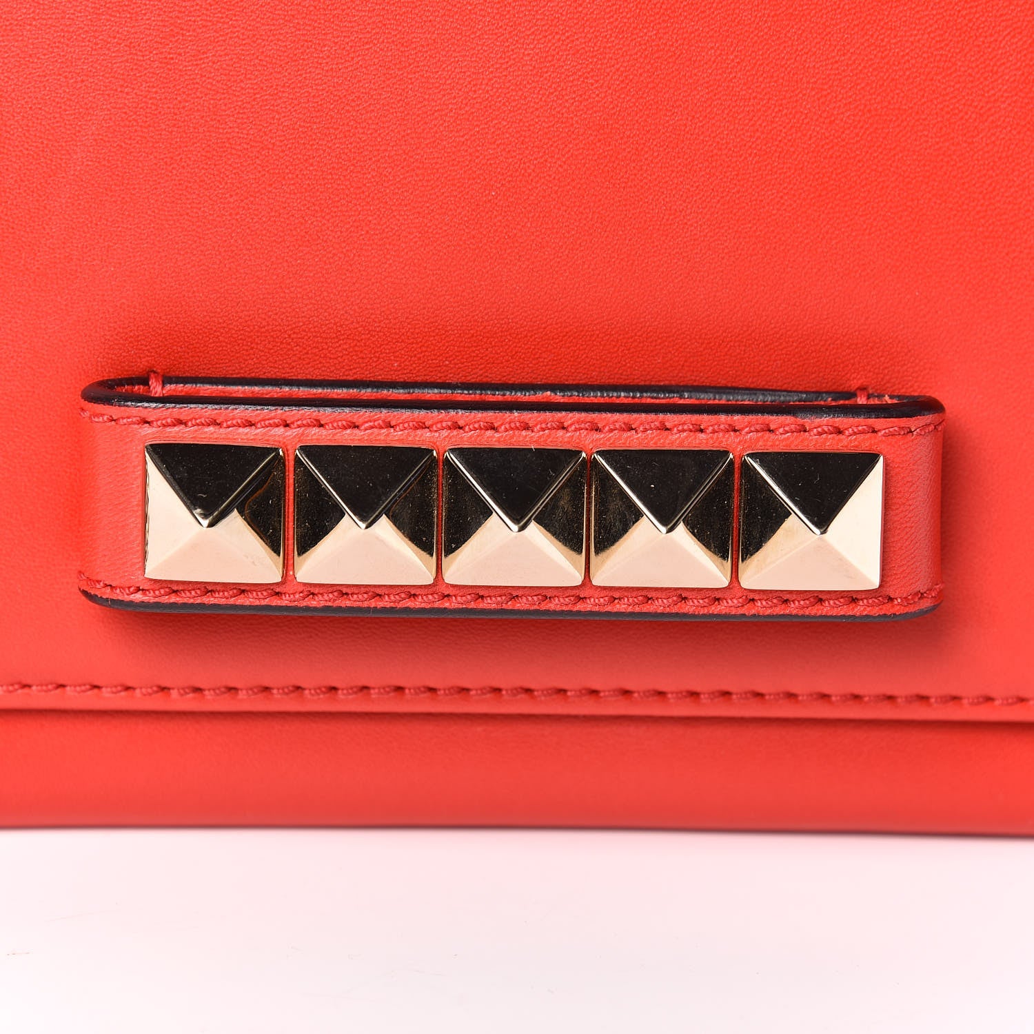 Valentino Garavani Nappa Va Va Voom Shoulder Bag Deep Orange 12 of 12