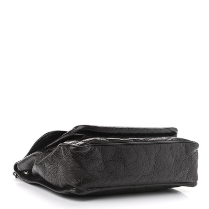 Saint Laurent Crinkled Calfskin Matelasse Monogram Large Niki Chain Satchel Tulip 3 of 12