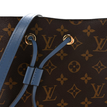 Louis Vuitton Monogram Neonoe MM Blue Jean 8 of 10