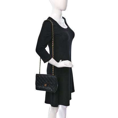 Chanel Lambskin Quilted Mini Square Flap Black 2 of 9