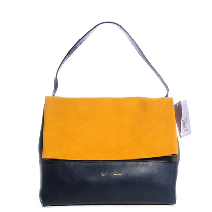 Celine Calfskin Suede All Soft Shoulder Bag Amber 1 of 8