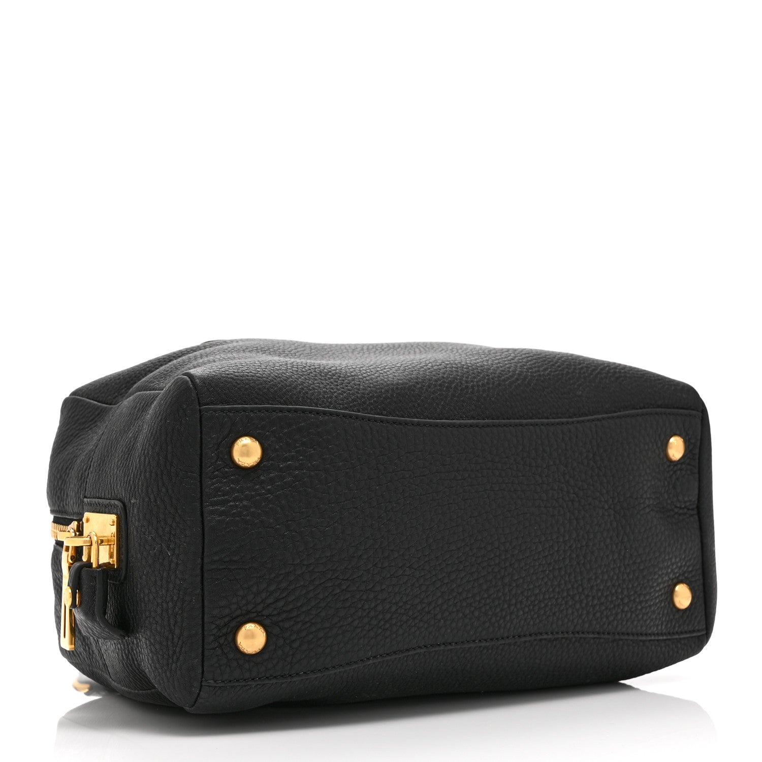 Prada Vitello Daino Bowler Black 4 of 10