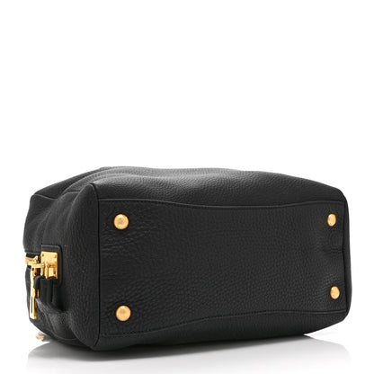 Prada Vitello Daino Bowler Black 4 of 10