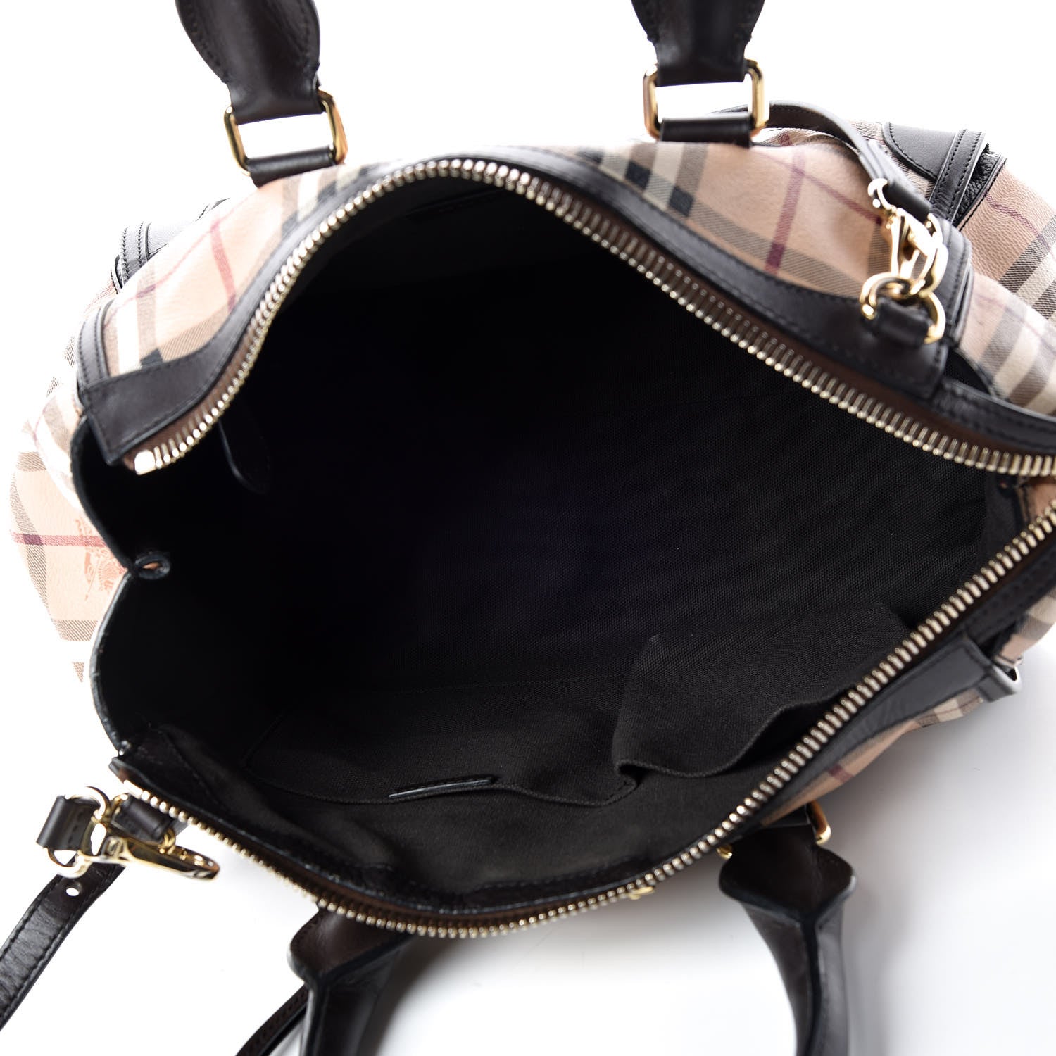 Burberry Haymarket Check Small Gladstone Chocolate 8 of 17