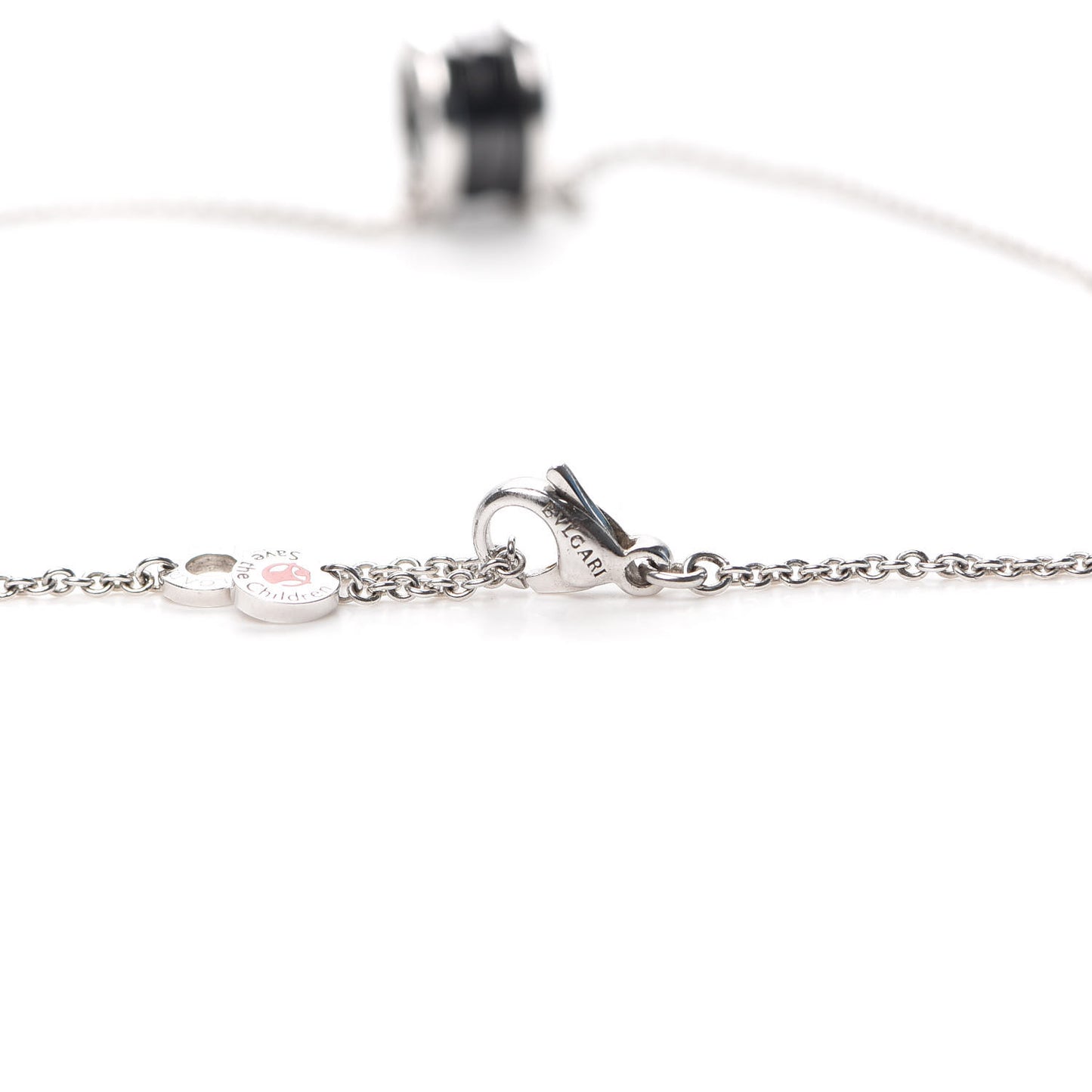 Sterling Silver Ceramic Save The Children Pendant Necklace
