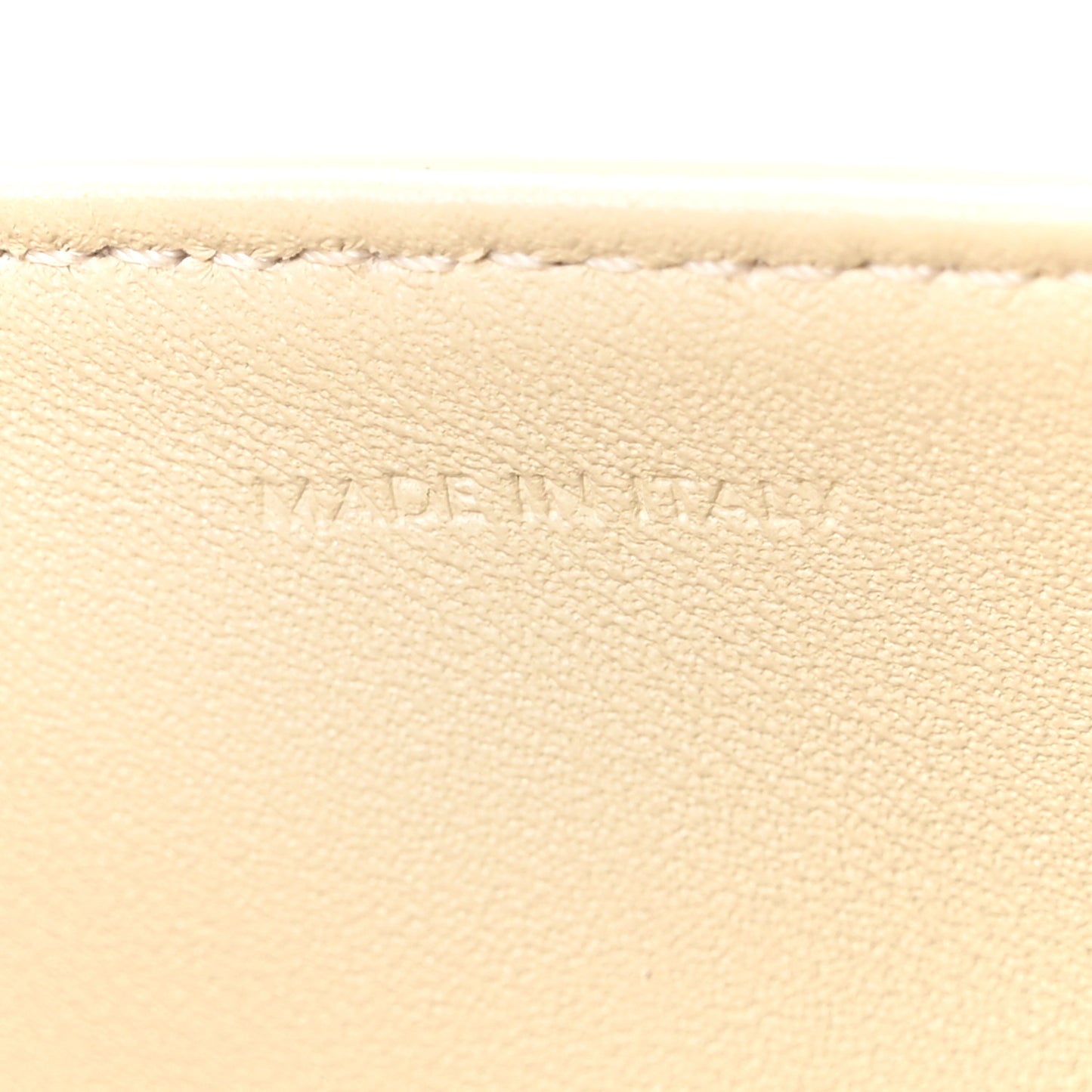 Natural Calfskin Triomphe Shoulder Bag Pampa