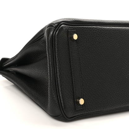 Hermes Togo BIRKIN 30 Black 9 of 10