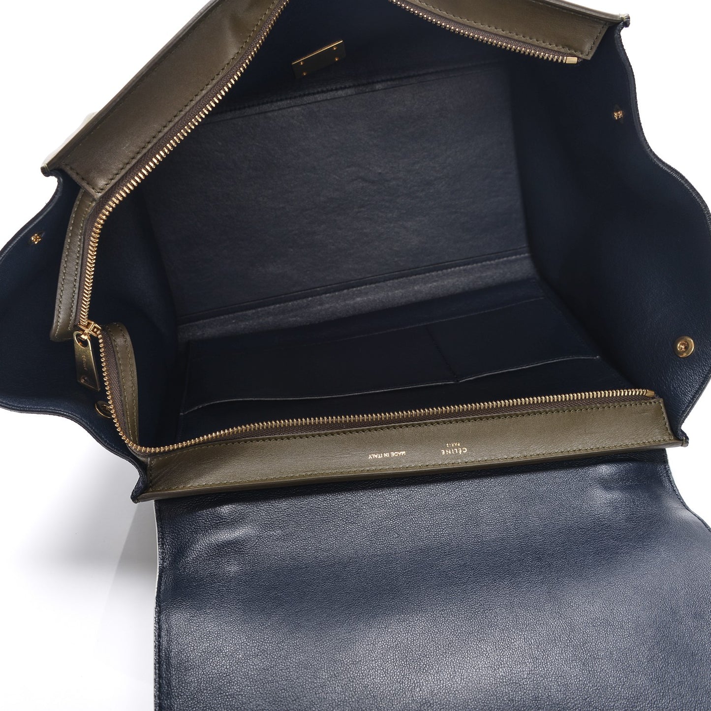 Velluto Calfskin Suede Medium Tri-Color Trapeze