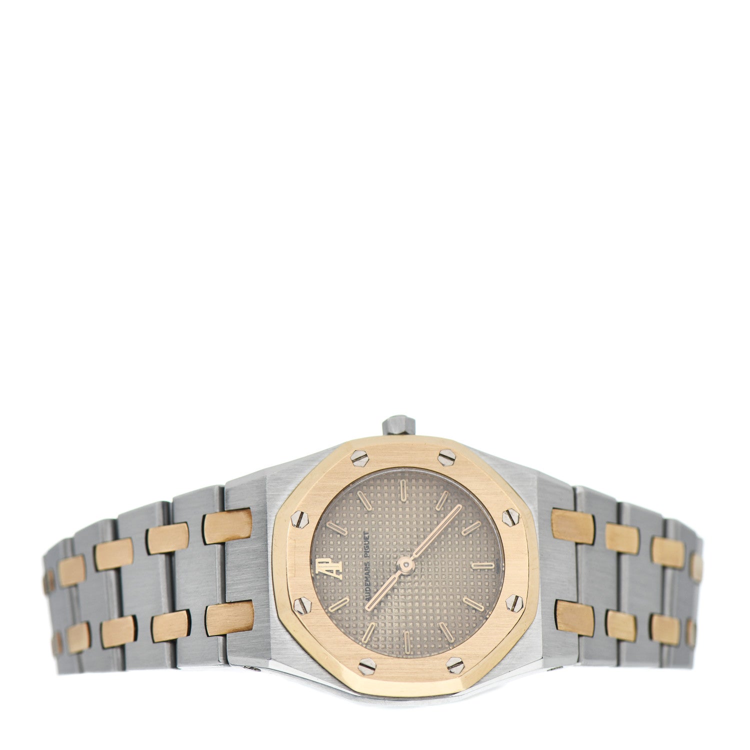 Audemars Piguet Stainless Steel 18K Yellow Gold 26mm Royal Oak Quartz Watch Champagne 66270SA.00.0722SA.01 2 of 4