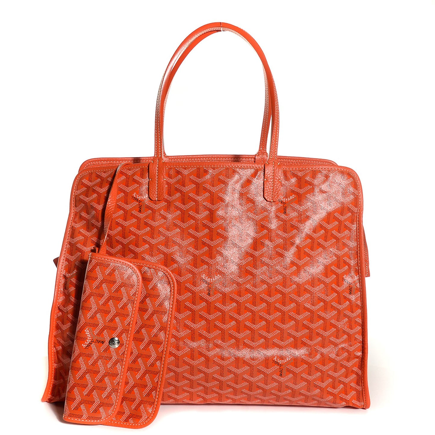 Goyardine Sac Hardy Pet Carrier PM Orange