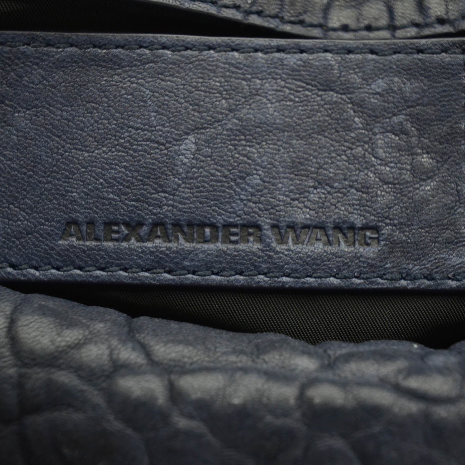 Alexander Wang Leather Rocco Midnight 9 of 10
