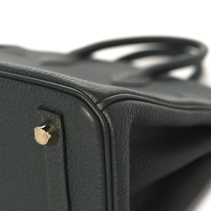 Hermes Togo Birkin 25 Vert Fonce 12 of 13