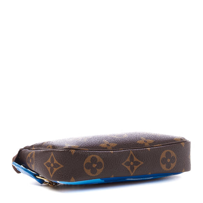 Louis Vuitton Monogram 2019 Christmas Animation Mini Venice Pochette Accessories Blue 4 of 8