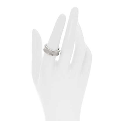 Tiffany Sterling Silver Titanium 1837 Band Ring 53 6.5 2 of 5