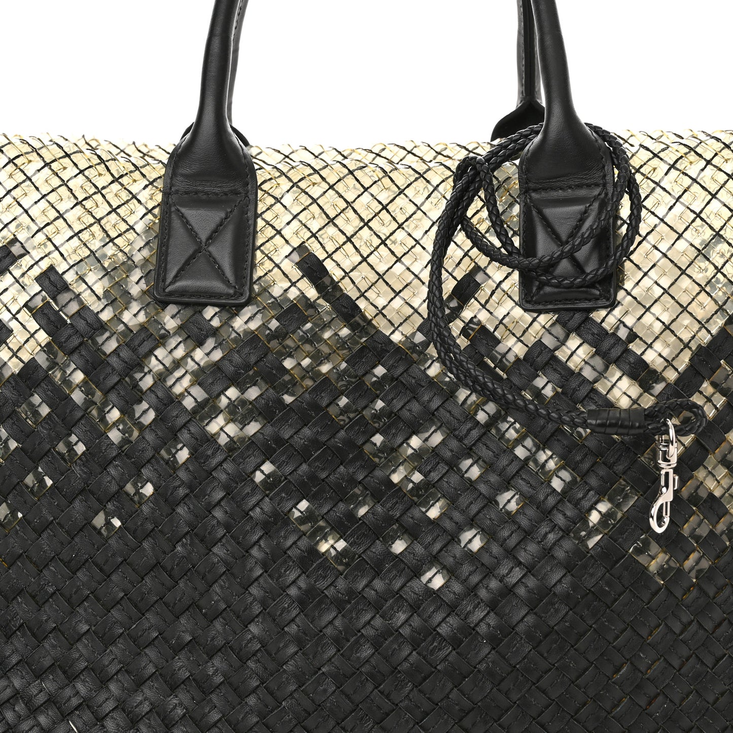 Nappa Intrecciato PVC Medium Cabat Black