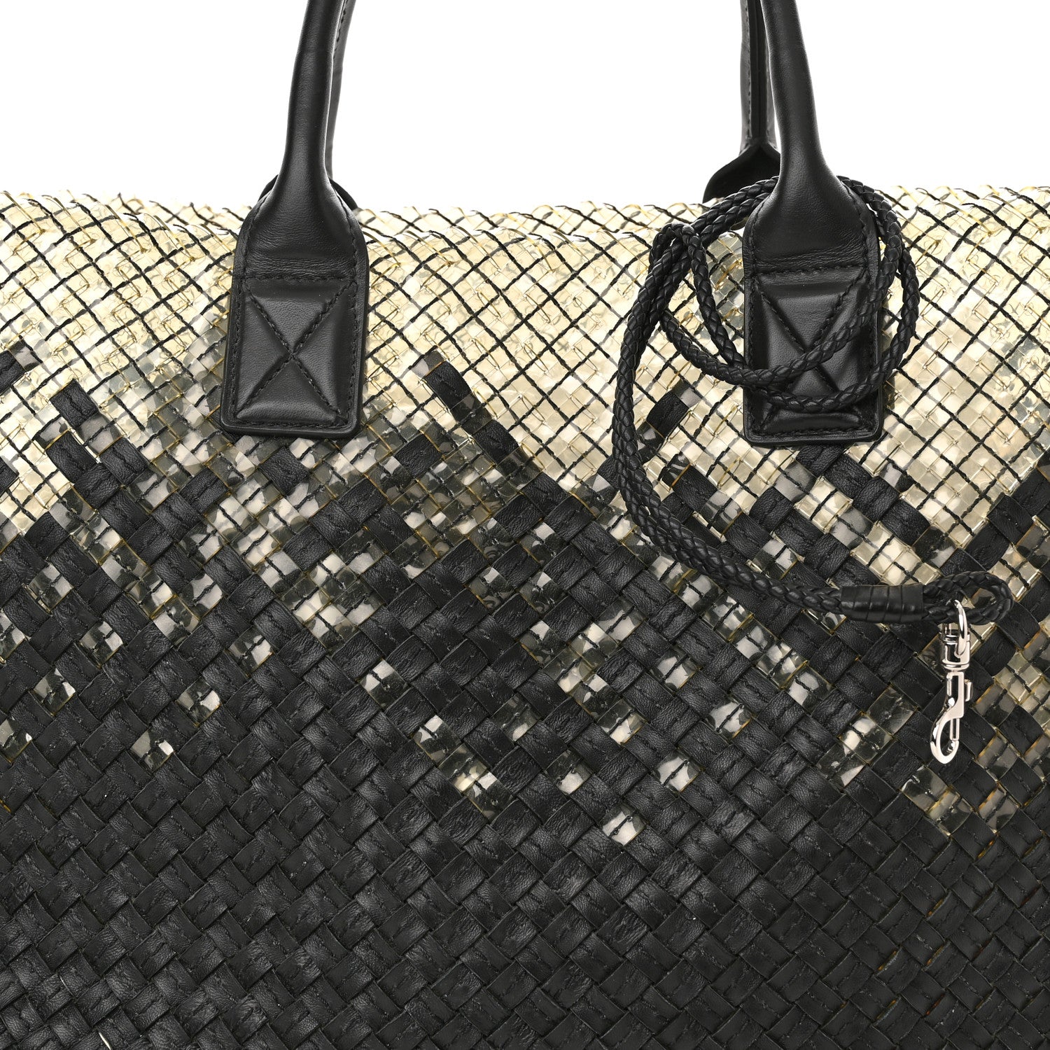 Bottega Veneta Nappa Intrecciato PVC Medium Cabat Black 7 of 9