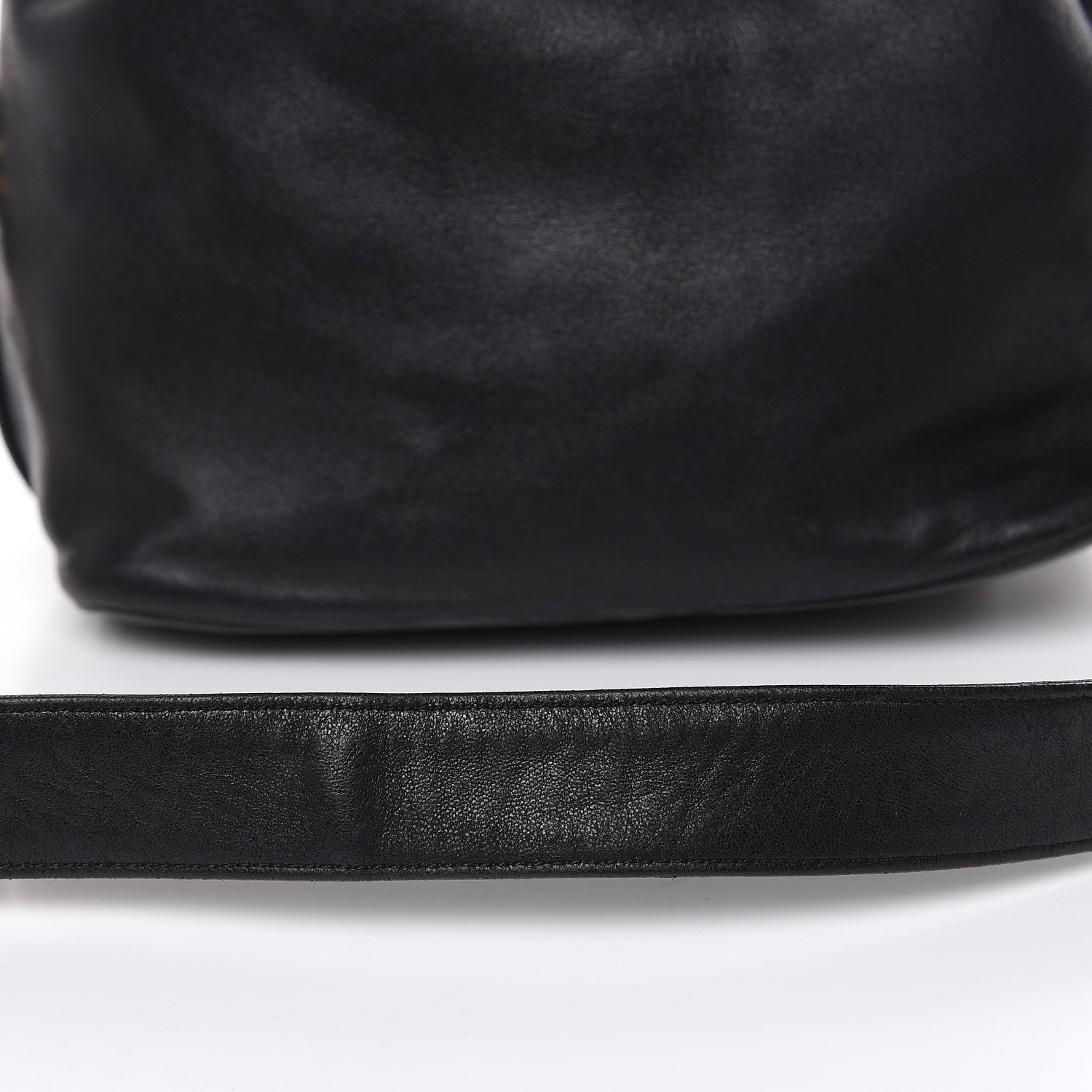 Chanel Lambskin CC Drawstring Shoulder Bag Black 15 of 19