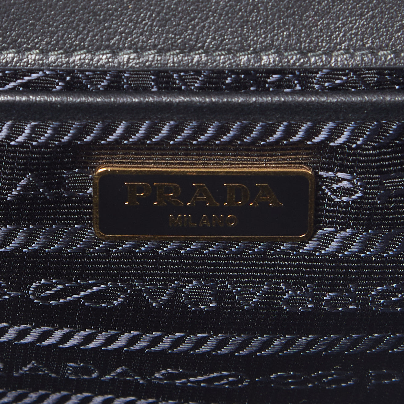 Prada Saffiano Chain Shoulder Bag Black 8 of 8