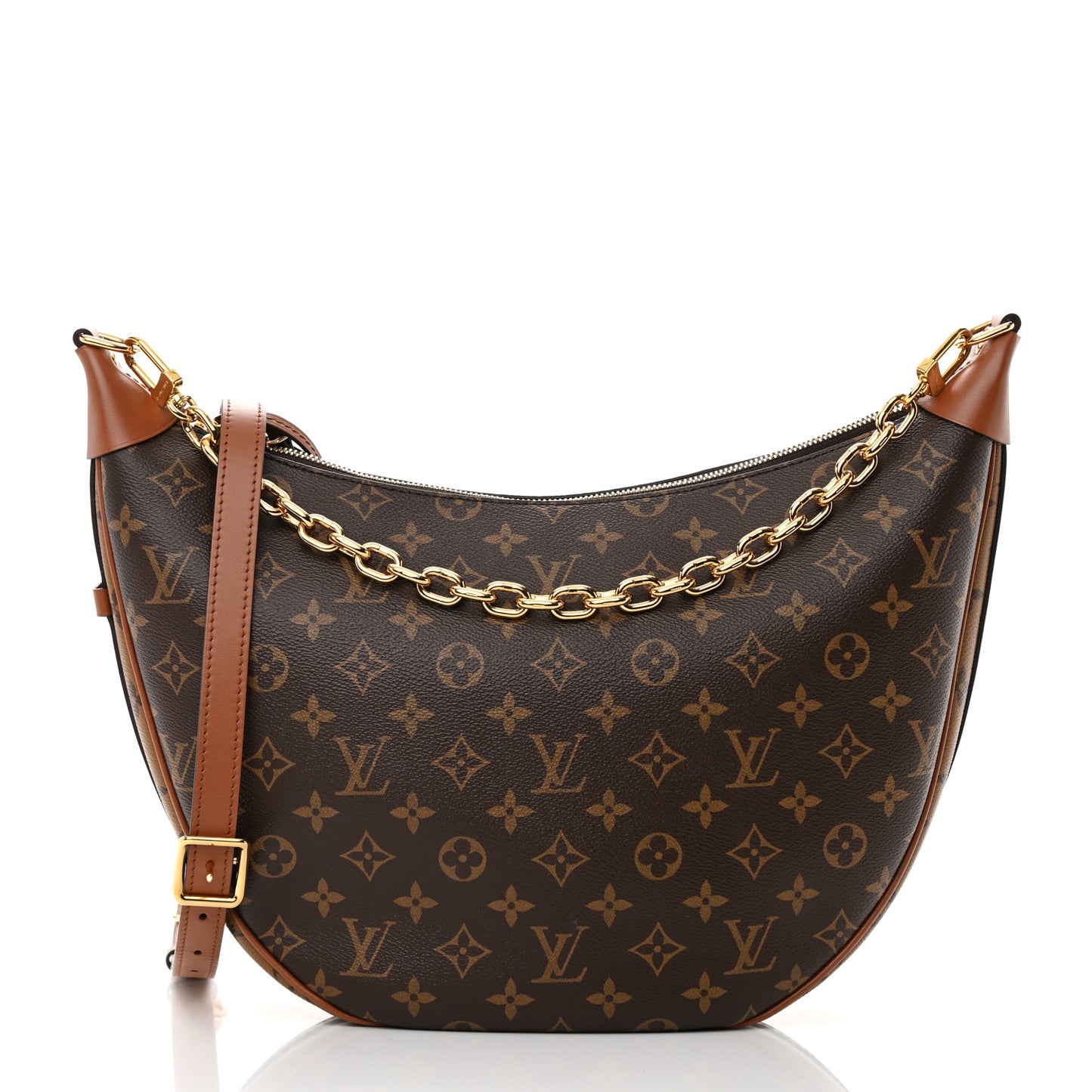 Reverse Monogram Loop Hobo