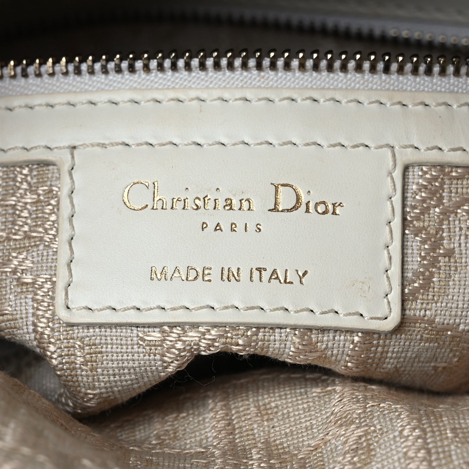 Christian Dior Wicker Oblique Medium Lady Dior Bag Beige 7 of 15