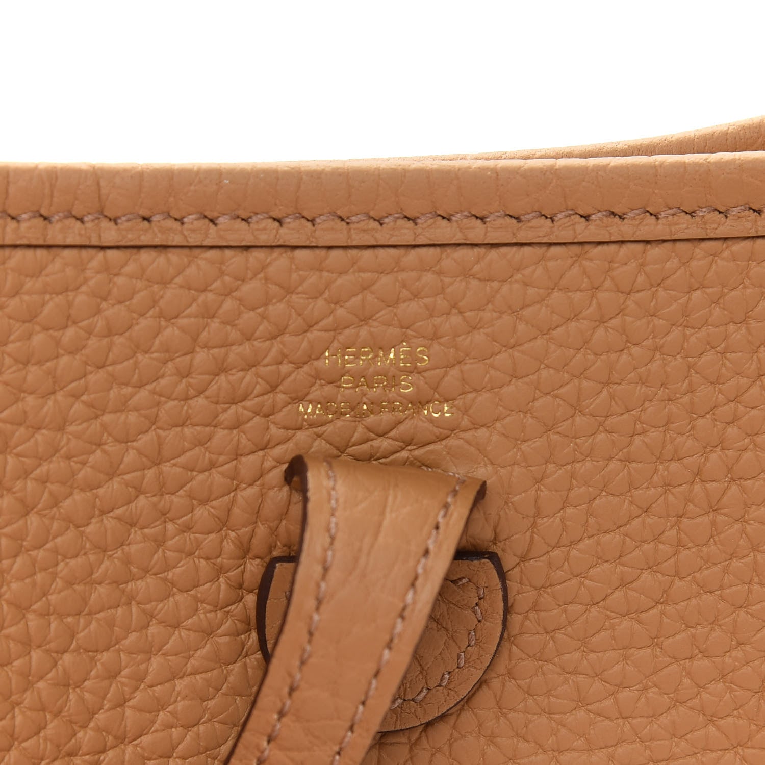 Hermes Taurillon Clemence Evelyne TPM Biscuit 5 of 8