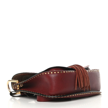 Chloe Calfskin Braided Small Hudson Shoulder Bag Sienna Red 4 of 20