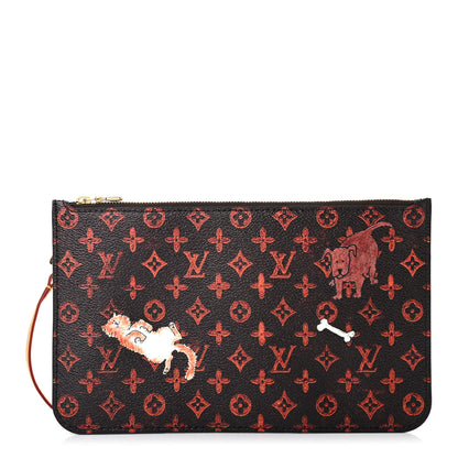Louis Vuitton Catogram Neverfull MM GM Pochette Marron 1 of 7