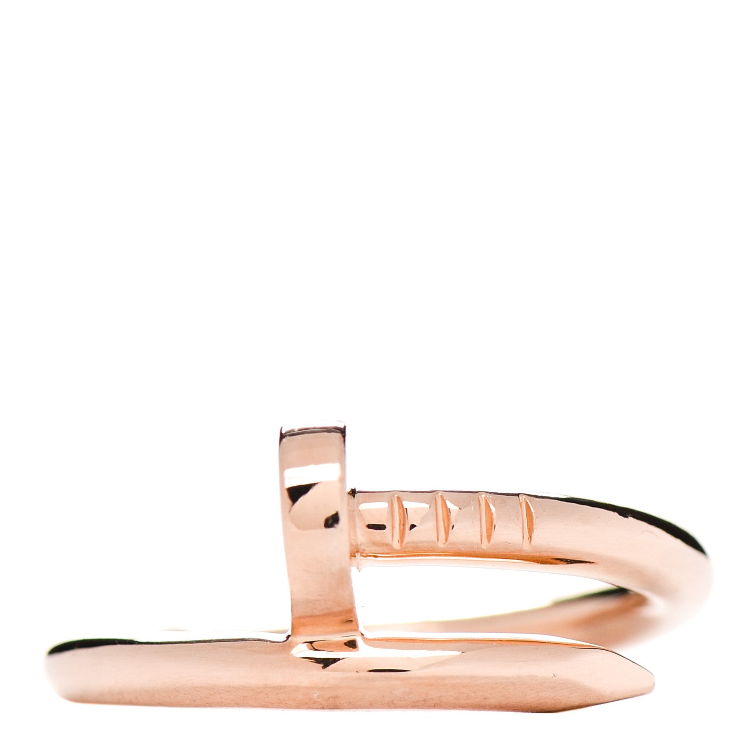 Cartier 18K Pink Gold Juste Un Clou Ring 57 8 1 of 4