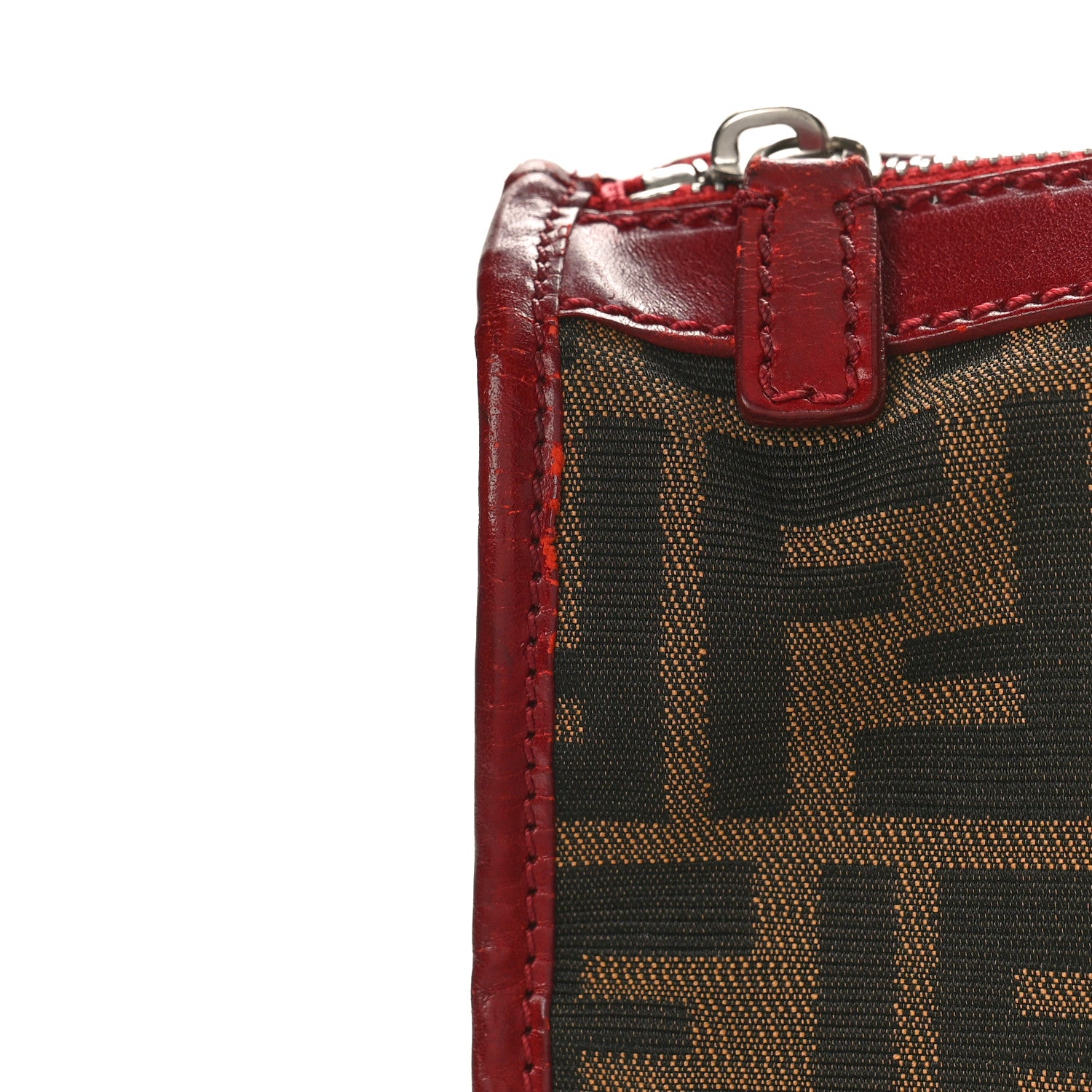 Fendi Zucca Tote Tobacco Red 11 of 13