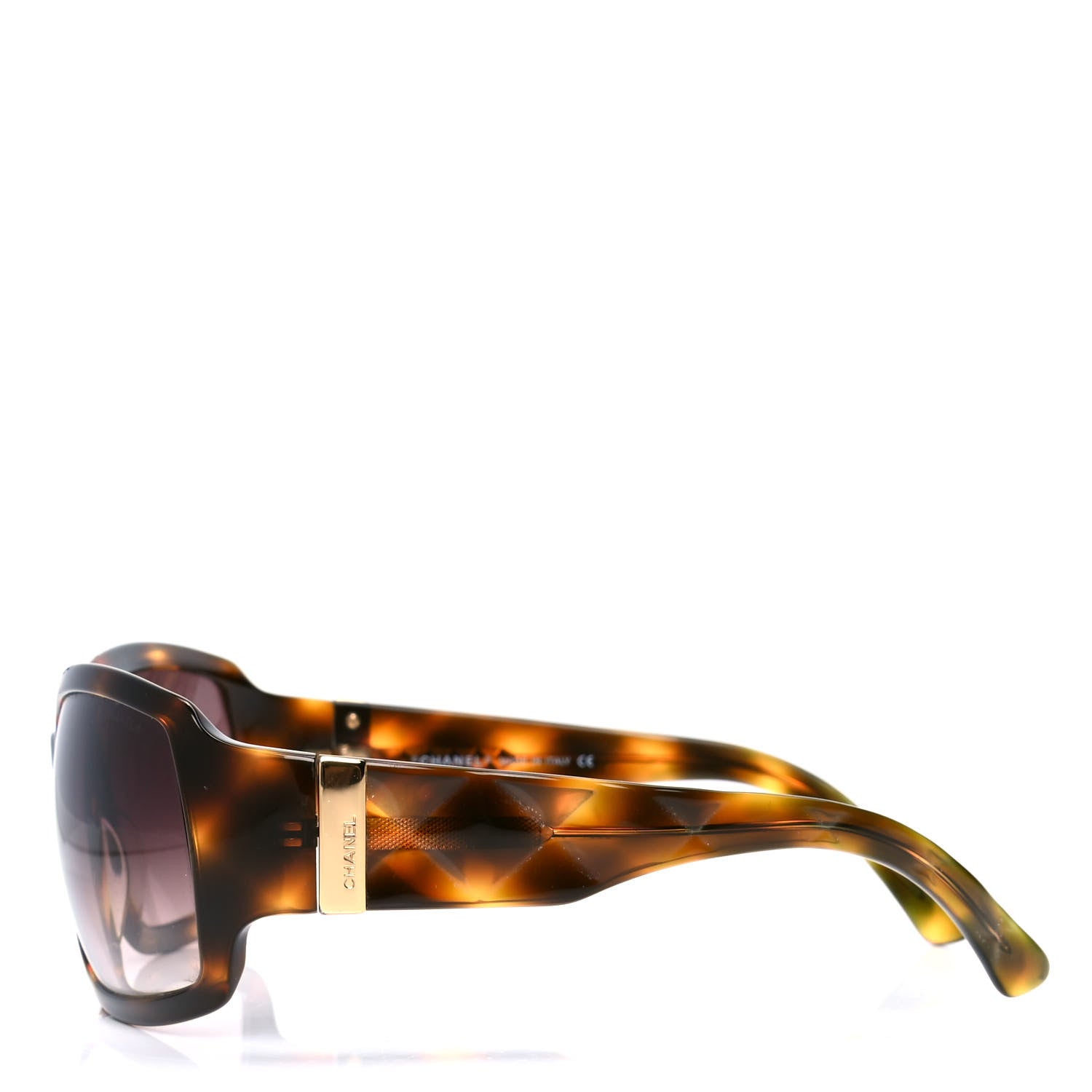 Chanel Acetate Quilted Sunglasses 5061 Tortoise 2 of 4