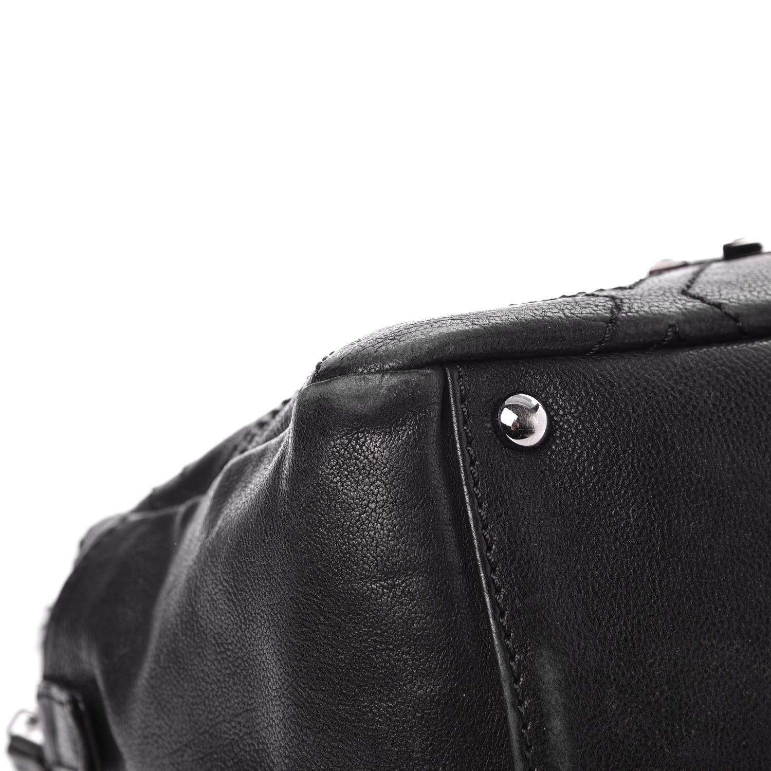 Chanel Calfskin Small Diamond Stitch Tote Black 10 of 13