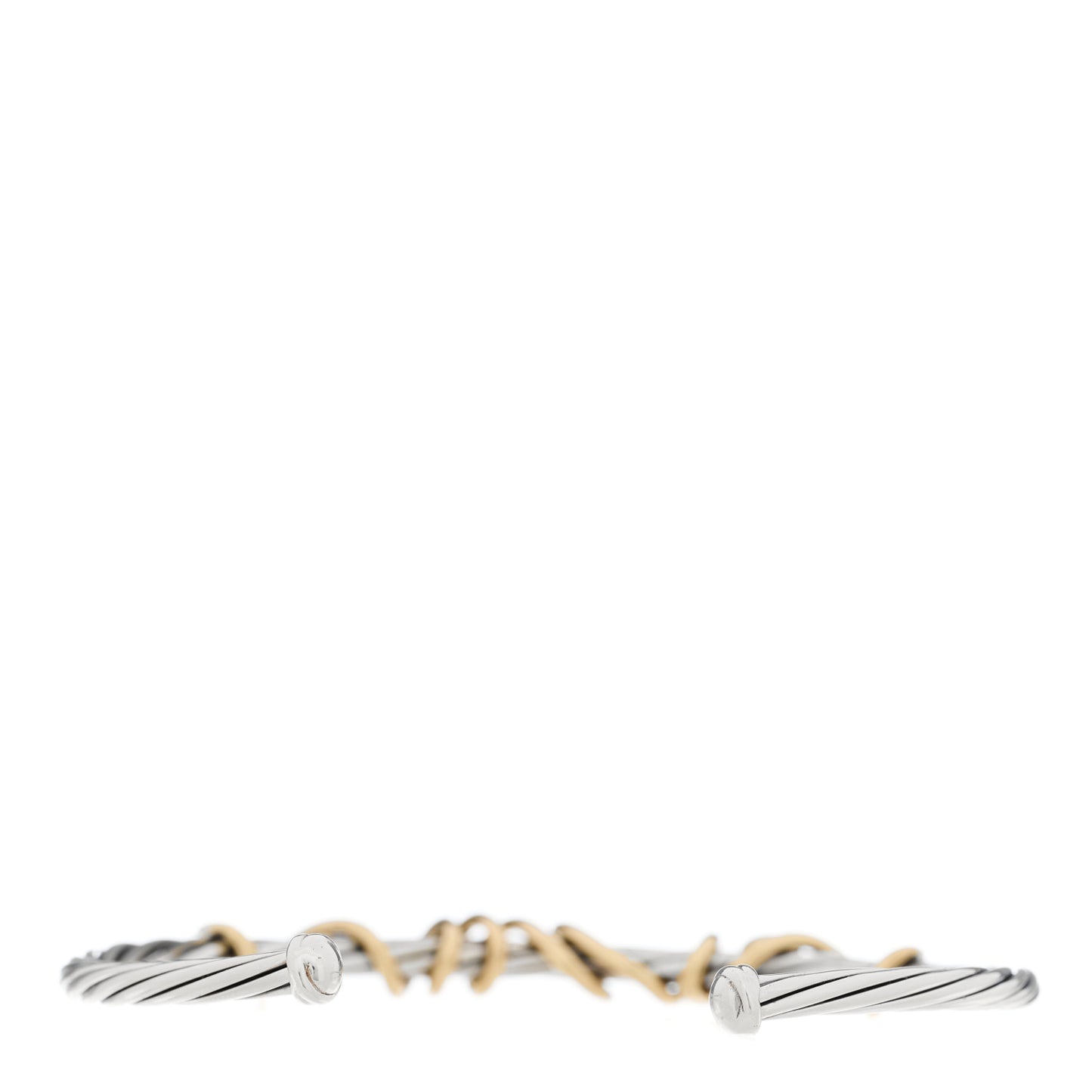 Sterling Silver 14K Yellow Gold DY Whispers Mom Bracelet