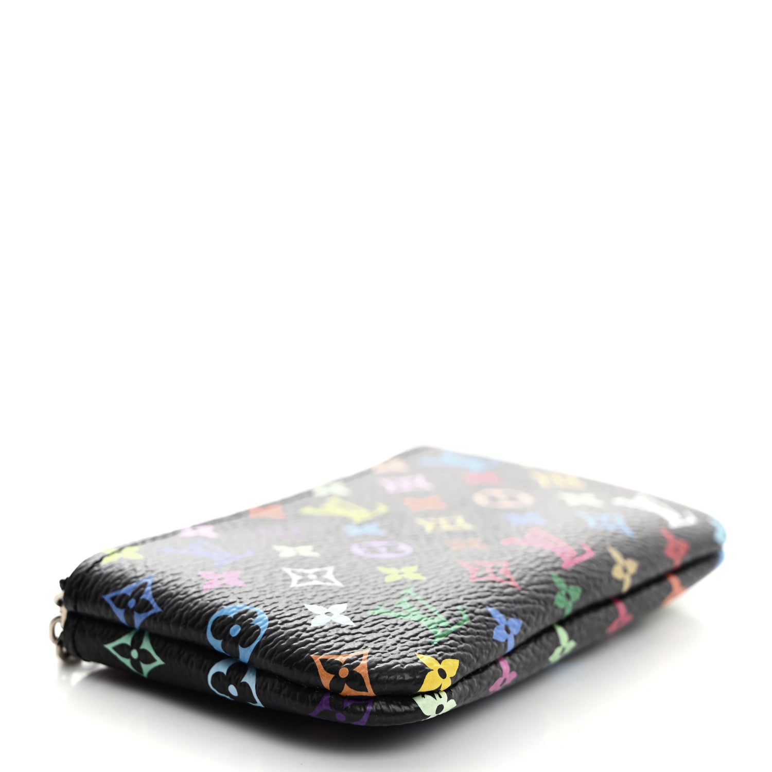 Louis Vuitton LV X TM Monogram Multicolor Key Pouch Black 4 of 7