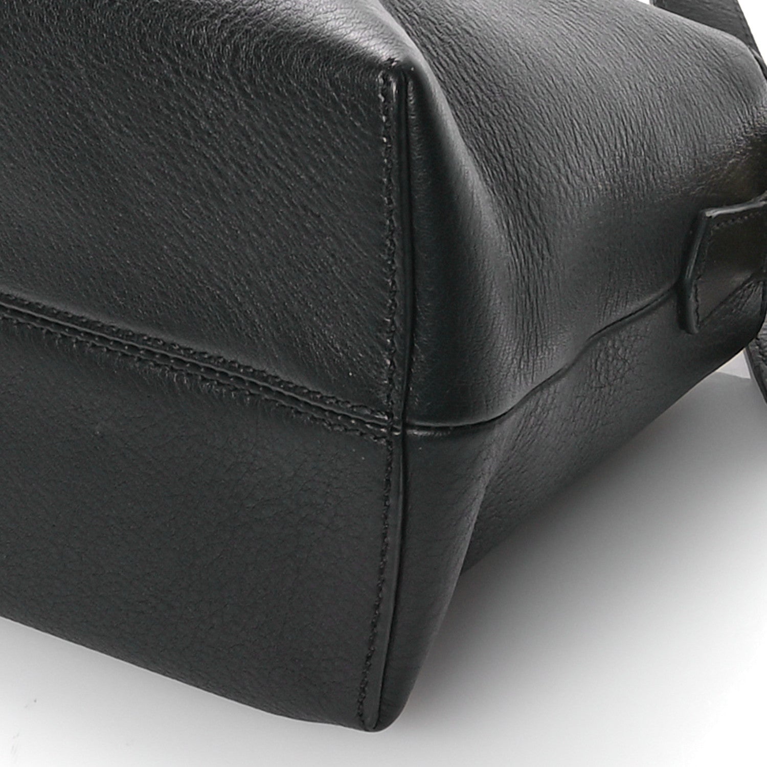 Fendi Vitello Dolce Chain Medium By The Way Boston Bag Black Grigio 10 of 10