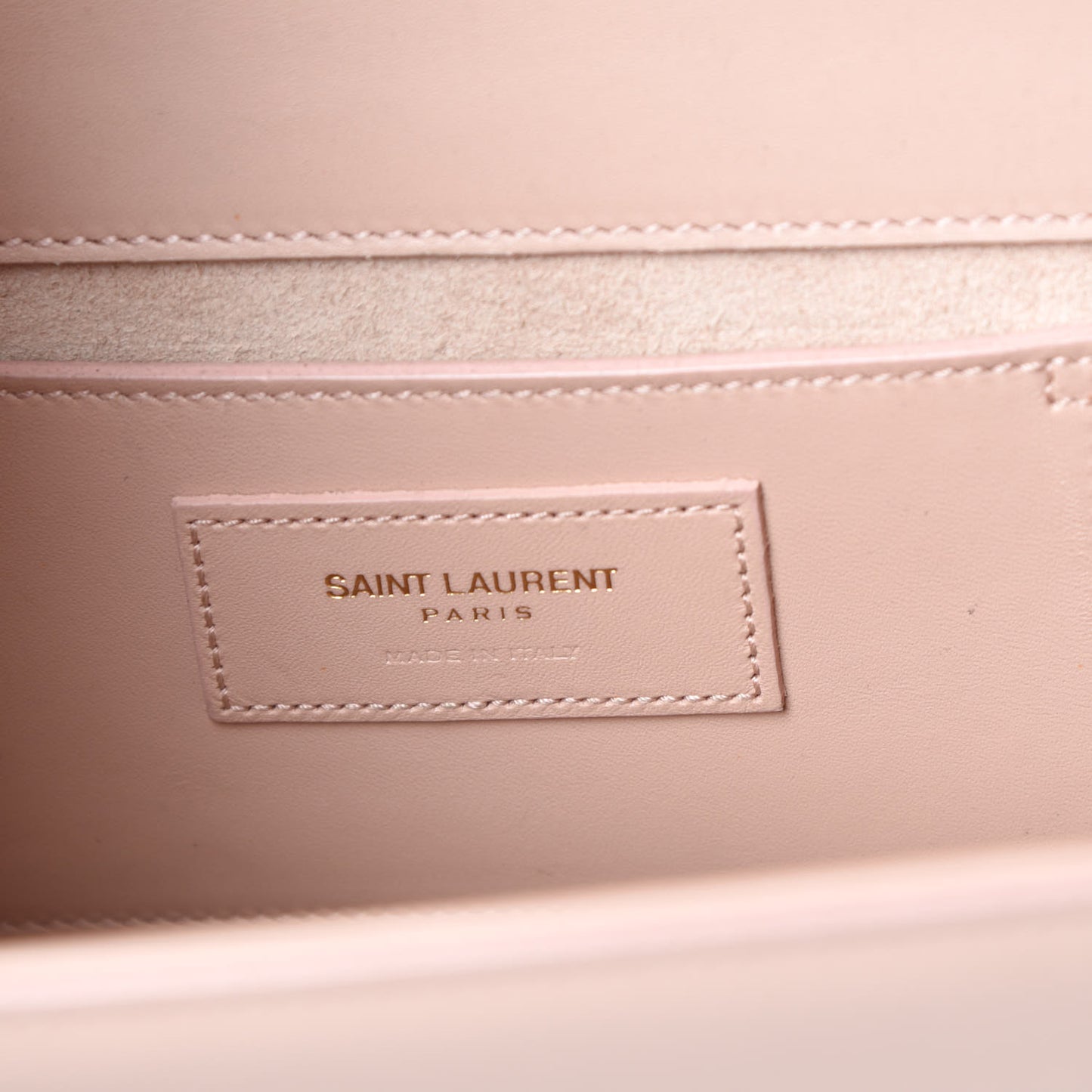Smooth Calfskin Medium Classic Monogram Kate Tassel Satchel Pink
