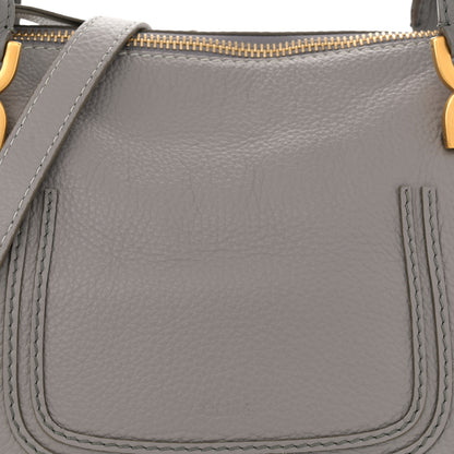 Chloe Calfskin Medium Marcie Satchel Cashmere Grey 8 of 12