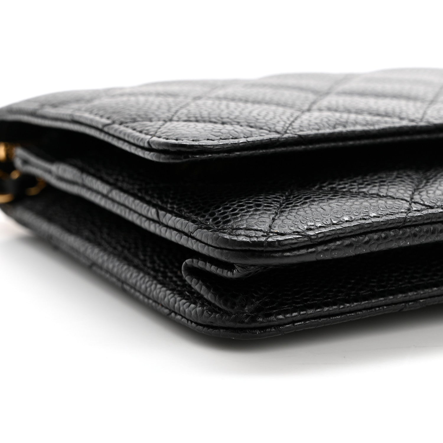 Chanel Caviar Quilted Wallet on Chain WOC Black 10 of 12