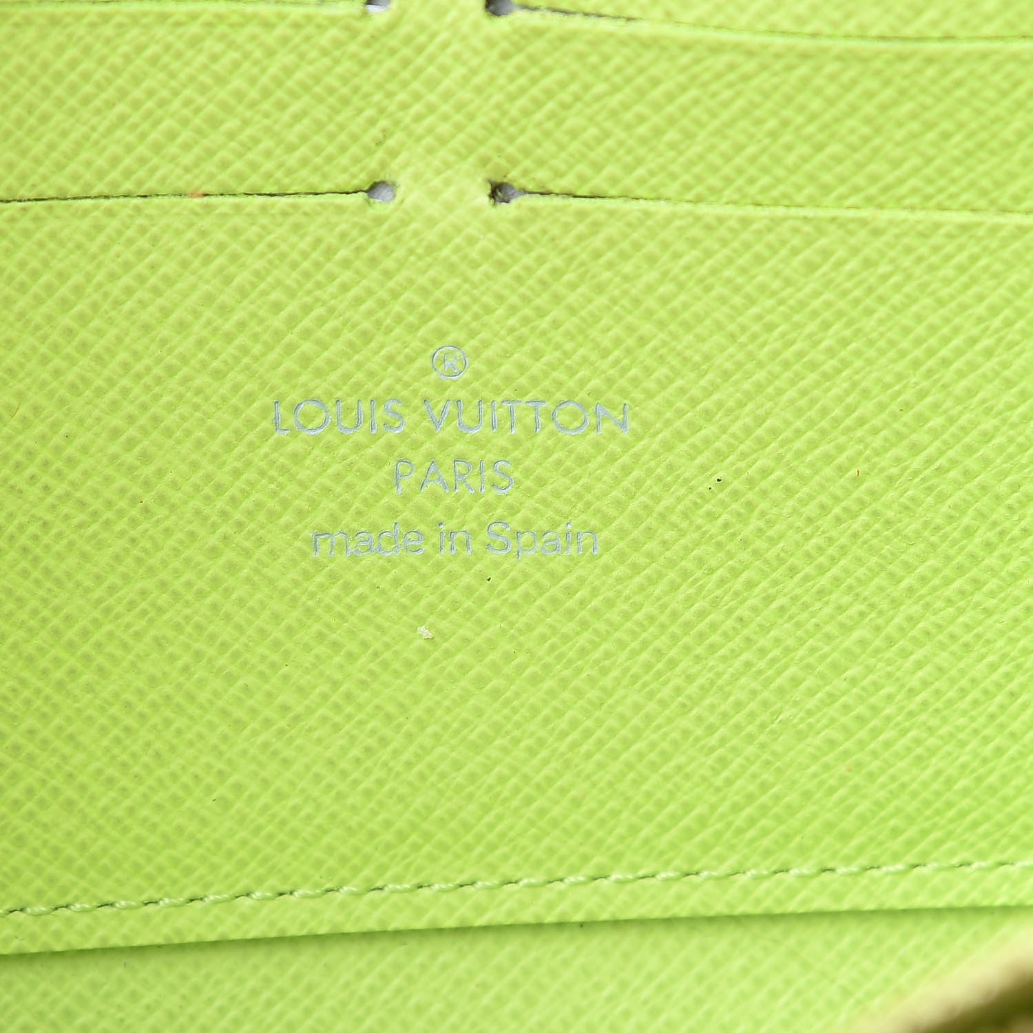 Louis Vuitton Monogram Multicolor Zippy Wallet Black Pistachio 6 of 7