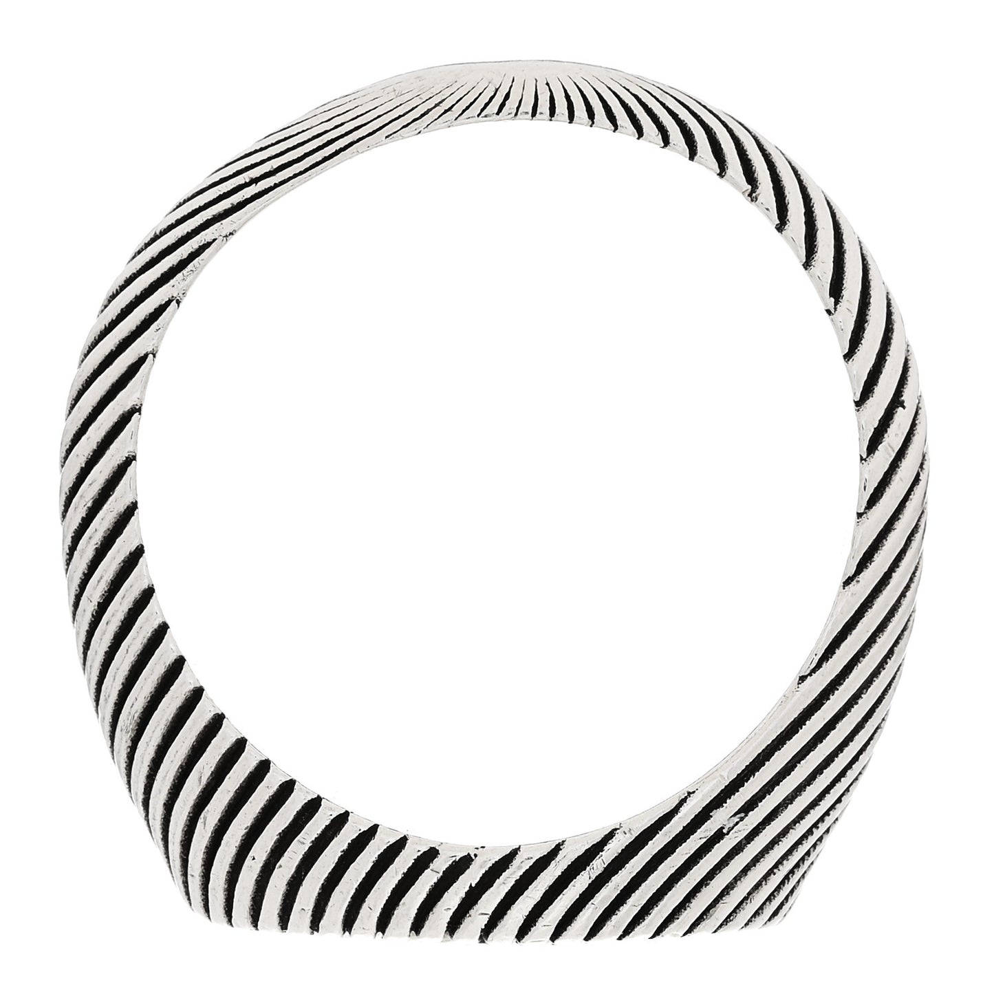 Sterling Silver GG Marmont Signet Ring 65 11.25