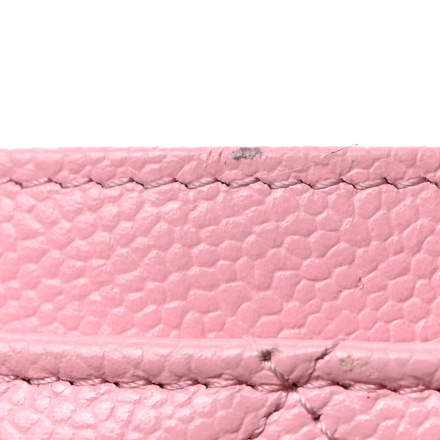 Chanel Caviar Quilted Multi Chain CC Card Holder Pink 9 of 11