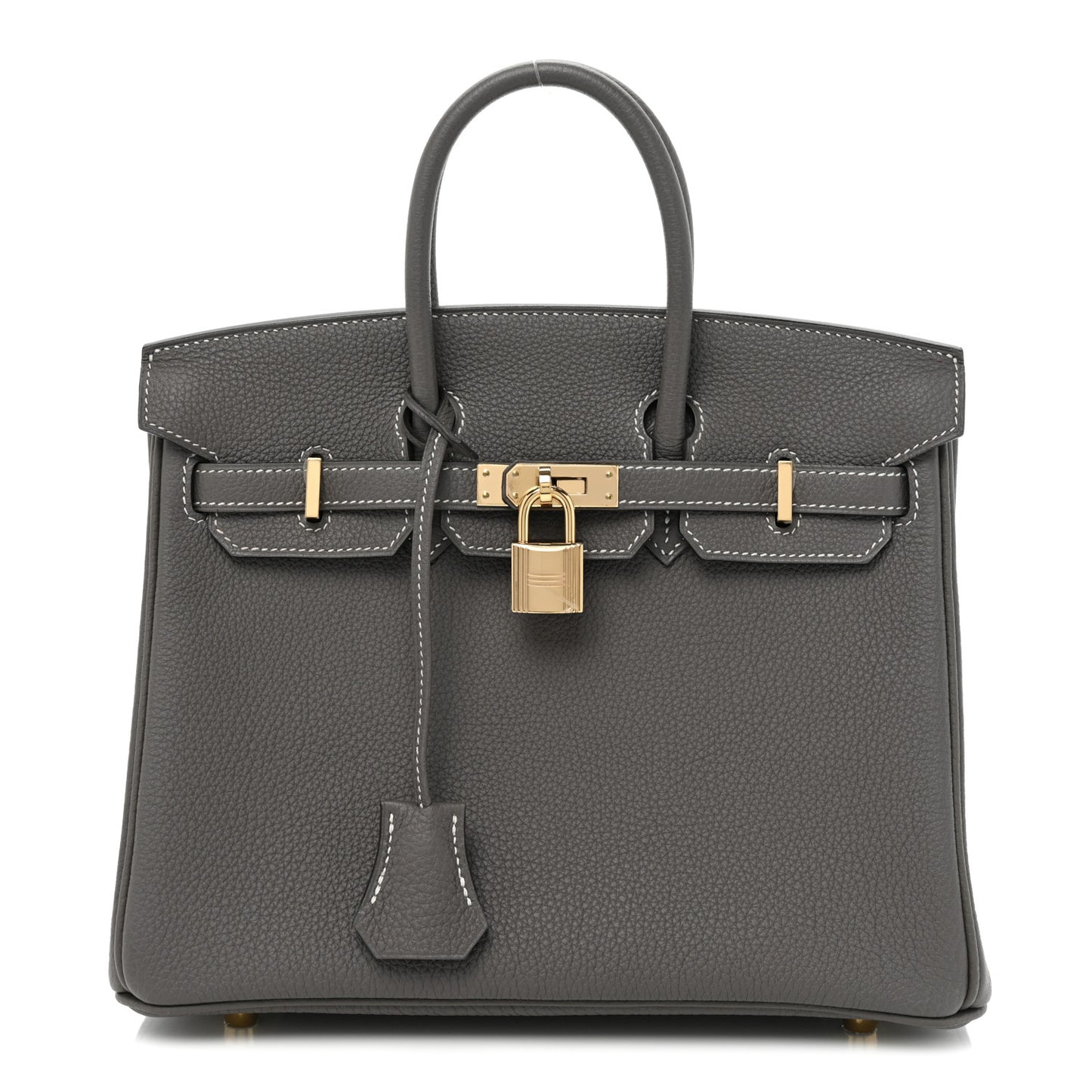 Togo Horseshoe Birkin 25 Etain Malachite