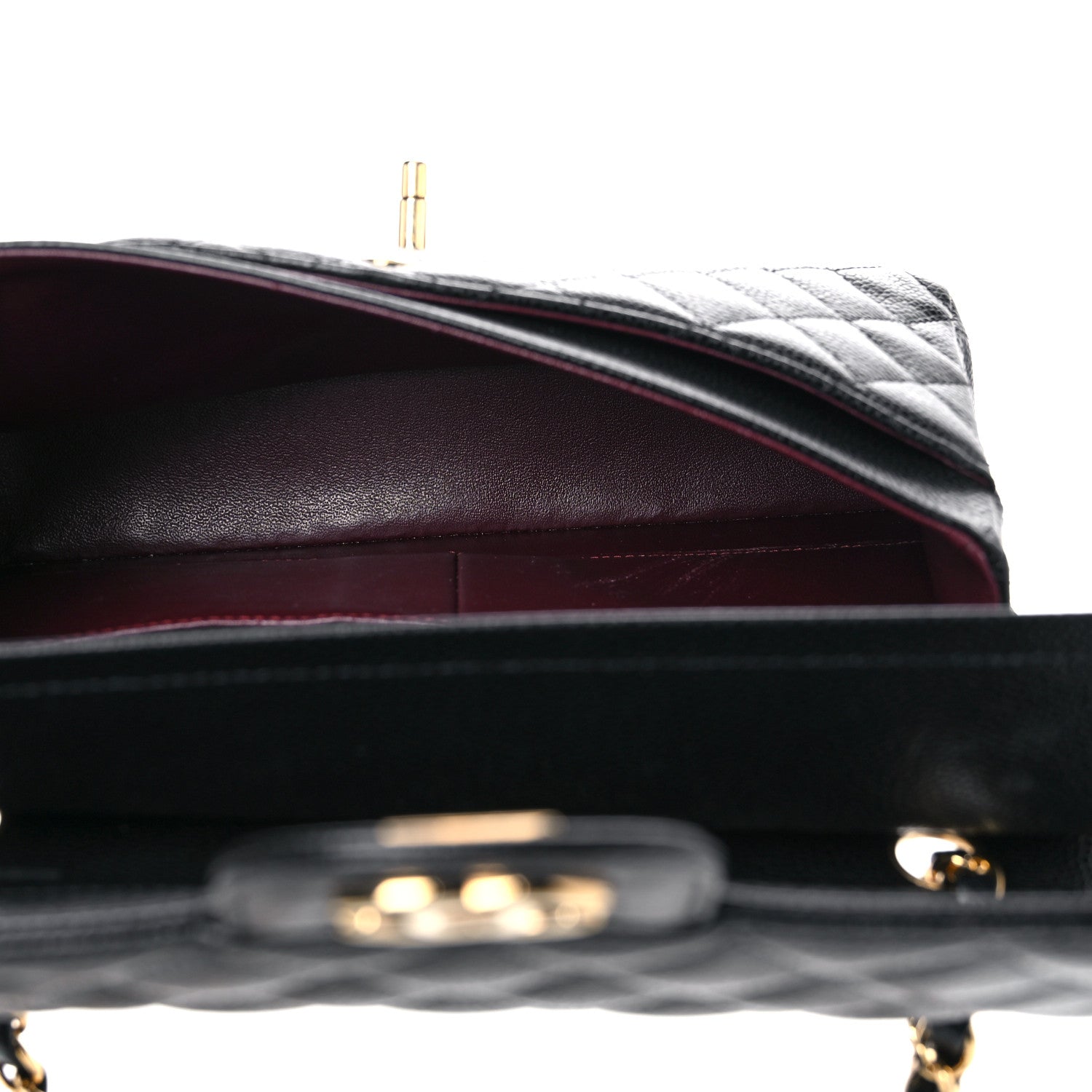 Chanel Caviar Quilted Medium Double Flap Black 5 of 18