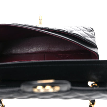 Chanel Caviar Quilted Medium Double Flap Black 5 of 18